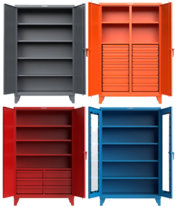 Multiple color Strong Hold cabinets