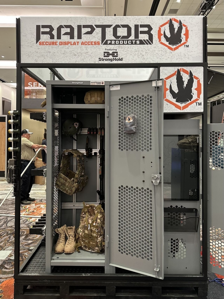 Strong Hold + Raptor armory storage solution at Shot Show 2025