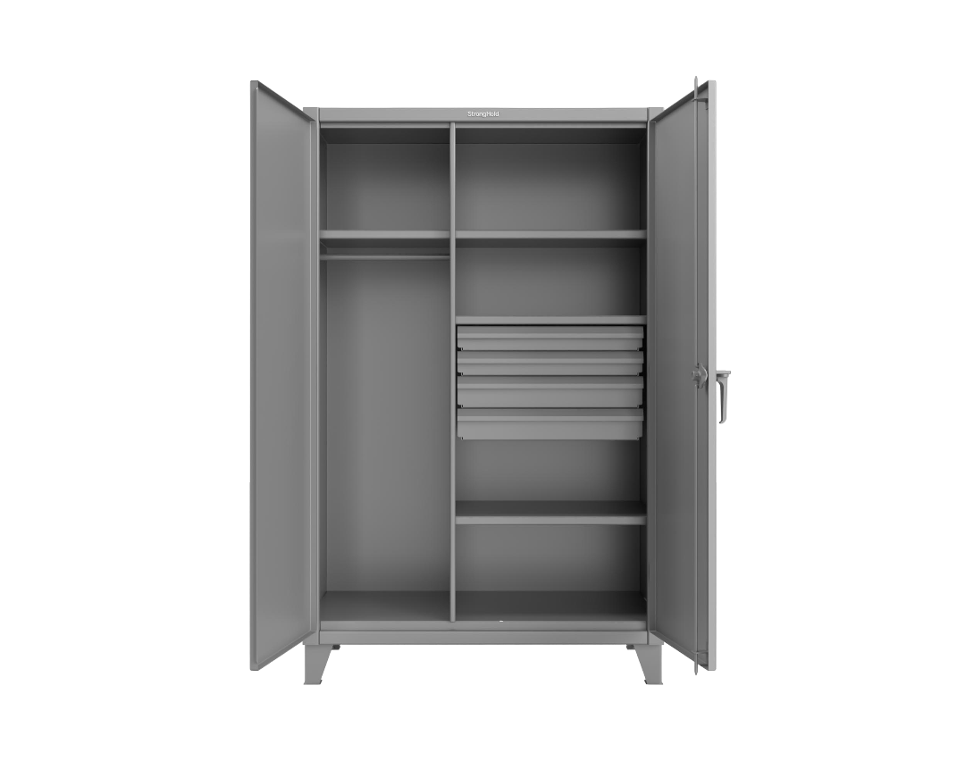 Strong Hold 46-W-244-4DB wardrobe and drawer storage cabinet