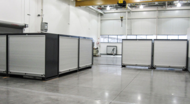 Strong Hold roll-up door cabinets at BMW facility