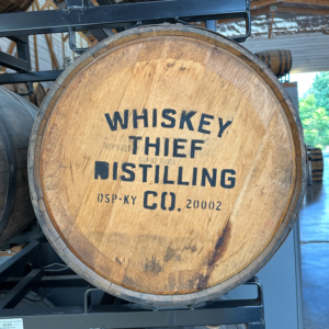 Whiskey Thief Distilling Co. barrel
