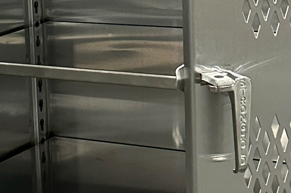 Strong Hold ventilated stainless steel cabinet