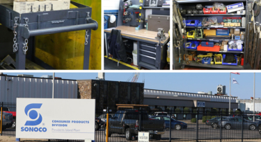 Strong Hold products at the Sonoco facility