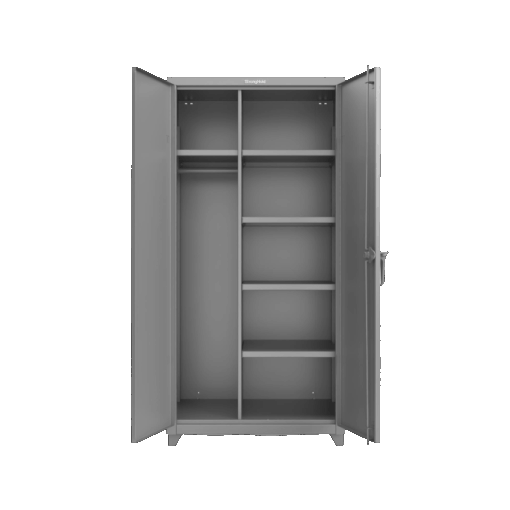 Strong Hold 36-W-245-L-7037 industrial wardrobe storage cabinet