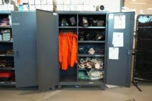 WPCC Welding Classroom with Strong Hold Extreme Duty 12-gauge Forty Six Series wardrobe cabinet (46-W-245)