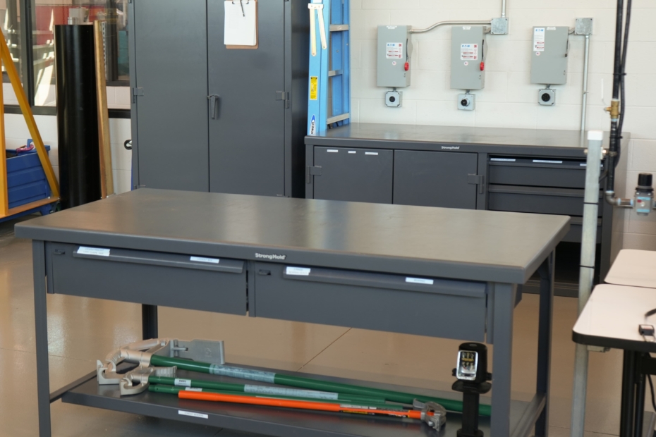 Strong Hold products in the WPCC lab