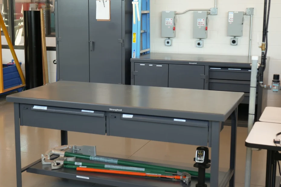 Strong Hold products in the WPCC lab