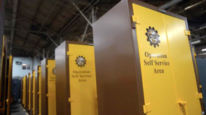 Strong Hold cabinet with custom logo branding