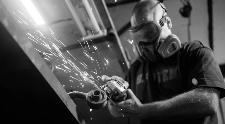 Strong Hold welder at the Louisville, KY production facility