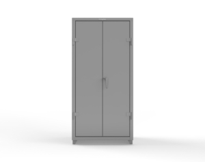 Strong Hold 36-243-L-7037 closed industrial storage cabinet