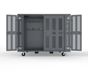 Strong Hold rigging cabinet with casters and forklift pockets