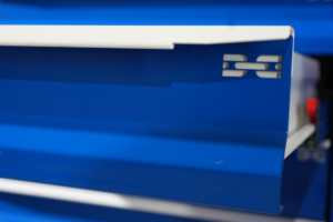 Strong Hold logo on a modular drawer storage drawer